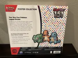 Nintendo Pokemon TCG Scarlet & Violet - 151 Poster Collection Box - 3 Packs 820650853166 - Image 2