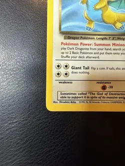 2000 Pokemon - Dark Dragonite #22/82 - Team Rocket Unlimited - Rare - LP - Image 5