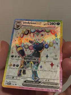 Pokemon Prismatic Evolutions Umbreon EX 176 Black Star Promo - Image 2