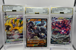 Pokemon Graded Japanese 4 Slab lot. AGS 10 SWSH cards Machamp V and others - Image 1