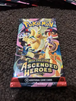 Pokemon Mega Evolution Ascended Heroes Booster Pack - Image 1