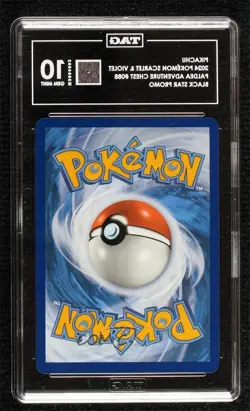 Pikachu Paldea Adventure Chest Holo Pokemon Scarlet Violet Black Star TAG 10 - Image 2