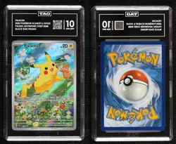 Pikachu Paldea Adventure Chest Holo Pokemon Scarlet Violet Black Star TAG 10 - Image 3