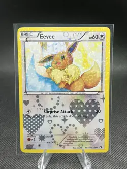 Pokemon TCG Eevee RC14/RC25 Legendary Treasures Radiant Collection Holo - Image 1