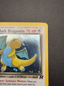 Pokemon TCG Team Rocket Dark Dragonite 5/82 Holo 1st Edition SWIRL VLP - WOTC - Image 4