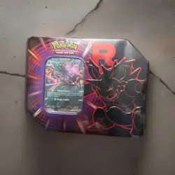Team Rocket's Nidoking ex Pokemon TCG Tin - Factory Sealed - Image 1
