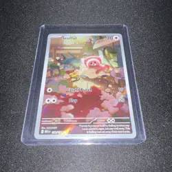 Pokemon TCG Stufful 154/132 ME01: Mega Evolution Illustration Rare Near Mint - Image 1