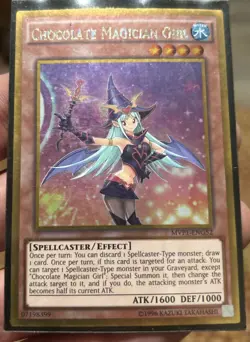 2017 Yu-Gi-Oh 1st First Edition Chocolate Magician Girl MVP1-ENG52 - Image 2