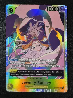 Jewelry Bonney OP13-108 SR FOIL English NM One Piece TCG Card Game - Image 1