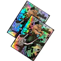 Trading Card ONE PIECE Zoro Iridescent OPCG Card Sleeves 66X91mm Standard Size - Image 4