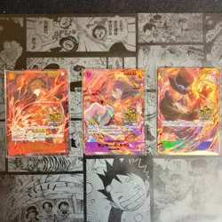 One Piece Card 3rd Anniversary Luffy Ace Sabo 3 brothers Set Promo Japanese - Image 1