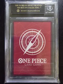 BGS 10 Black Label Trafalgar Law Alternate Art OP01-002 Rare JPN One Piece - Image 2