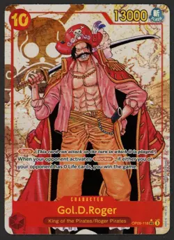 ***FOIL Gol.D.Roger OP09-118-V2 Alternate Art*** One Piece Kid Icarus - Image 1