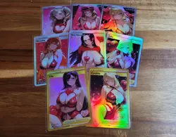 Nami One Piece Custom TCG Full Art Waifu | My Sweet Valentine 028/031 - Image 3