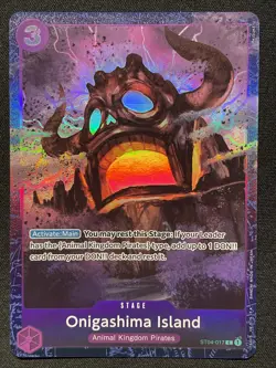 CARD ONE PIECE TCG - Onigashima Island (ST04-017) PROMO NEAR MINT ENG - Image 1