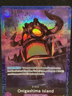 CARD ONE PIECE TCG - Onigashima Island (ST04-017) PROMO NEAR MINT ENG - Image 2