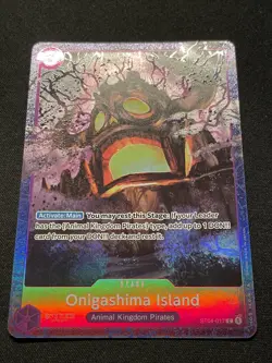 CARD ONE PIECE TCG - Onigashima Island (ST04-017) PROMO NEAR MINT ENG - Image 3
