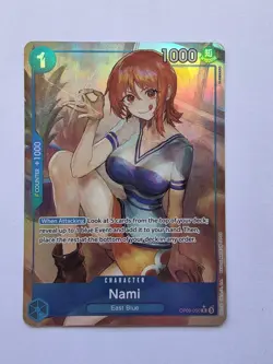 Nami OP09 050 Rare Alt Art One Piece Card English TCG Emperors in the New World - Image 1