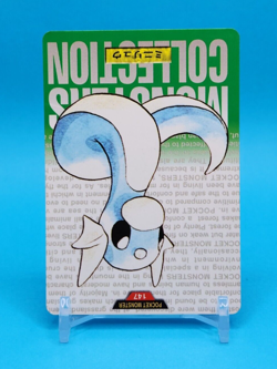 Pokemon Card Japanese - Dratini No. 147 - Bandai Carddass - Green - Image 2