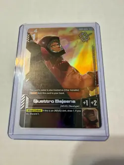 Gundam TCG Store Tournament Winner Card Quattro Bajeena U+ GD02-098 NM - Image 1