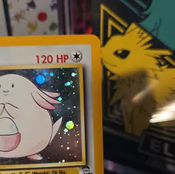 Chansey 003/130 Base Set 2 Holo Rare Vintage Pokemon Card LP - Image 4