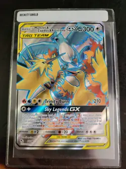 Pokemon Moltres Zapdos Articuno GX Tag Team Holo Card 66/68 English 2019 - Image 1