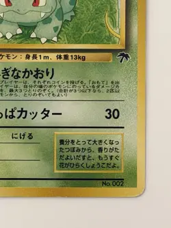 Ivysaur No. 002 Southern Islands vintage old back Japanese Pokemon Card - Image 5