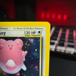 Pokemon TCG Blissey Neo Revelation Holo Rare Card 2/64 LP SWIRL - Image 3