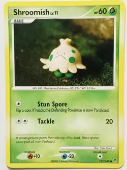 Shroomish 127/147 LP - Yuka Morii Clay Art - Supreme Victors Pokemon Card - Image 1