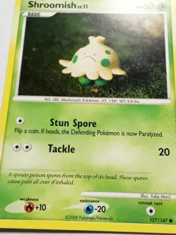 Shroomish 127/147 LP - Yuka Morii Clay Art - Supreme Victors Pokemon Card - Image 2