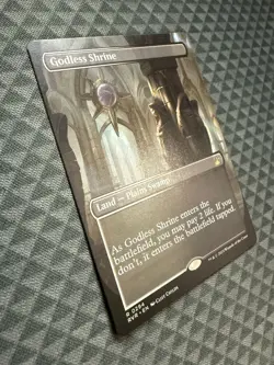 MTG Godless Shrine #0294 Borderless Rare Ravnica Remastered (RVR) - Image 2