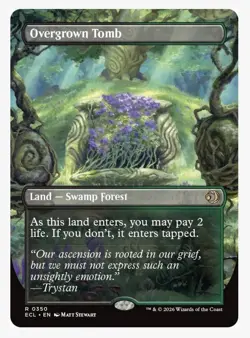 Overgrown Tomb (Borderless) Lorwyn Eclipsed Regular - Image 1