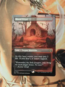 Blood Crypt (Borderless) - Lorwyn Eclipsed (ECL) -nm - Image 1