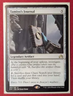 Tamiyo's Journal (Entry 711) - Shadows over Innistrad - #265/297 - Regular - LP - Image 1