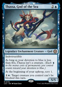 [1x] Thassa, God of the Sea Near Mint, English The Lost Caverns of Ixalan Comman - Image 1