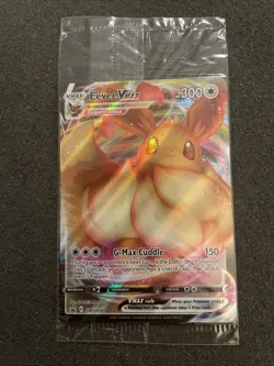 SEALED Eevee VMAX SWSH087 Black Star Promo Full Art Holo Pokemon TCG 2021 - Image 1