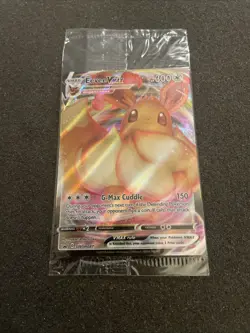 SEALED Eevee VMAX SWSH087 Black Star Promo Full Art Holo Pokemon TCG 2021 - Image 2