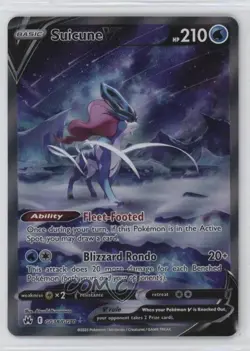 Full Art - Suicune V Pokemon Sword & Shield Crown Zenith Galarian Gallery #GG38 - Image 1