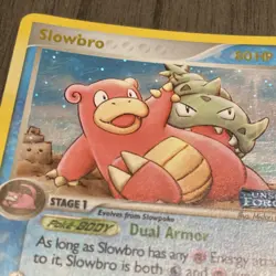POKEMON SLOWBRO #13/115 - REVERSE HOLO RARE - UNSEEN FORCES - 80HP - Image 2