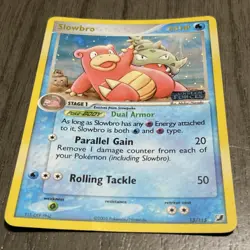 POKEMON SLOWBRO #13/115 - REVERSE HOLO RARE - UNSEEN FORCES - 80HP - Image 3