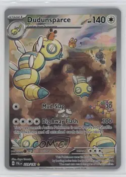 Dudunsparce Illustration Rare Pokemon Scarlet & Violet Paldea Evolved SV02 #229 - Image 1