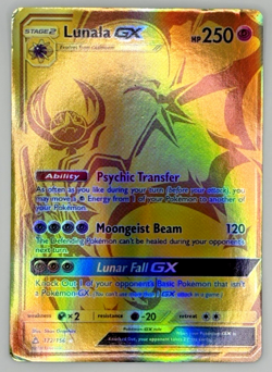 Pokemon Lunala GX Ultra Prism 172/156 LP/MP - Image 2
