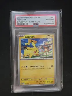 Pikachu 120/sv-p Pokemon Japanese Promo Gym Event Campaign - Image 1