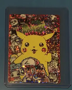 Vintage 1999 Pokemon Pocket Monsters Vending Pikachu & Friends #102 Prism - Image 1