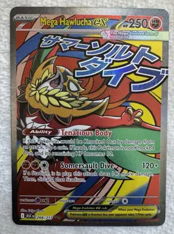 Pokemon TCG Mega Hawlucha Ex 268/217 - Ascended Heroes Mega Attack Rare NM - Image 1