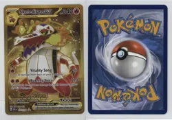 Hyper Rare - Skeledirge ex Pokemon Scarlet & Violet Paldea Evolved SV02 #272 - Image 3