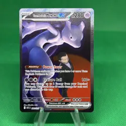Pokemon TCG Team Rockets Mewtwo 281/217 NM Ascended Heroes SIR - Image 1