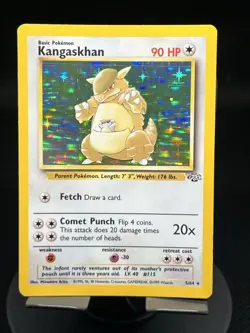 Pokemon TCG Kangaskhan 5/64 Jungle Holo Rare MP - Image 1
