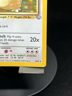 Pokemon TCG Kangaskhan 5/64 Jungle Holo Rare MP - Image 4