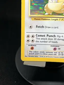 Pokemon TCG Kangaskhan 5/64 Jungle Holo Rare MP - Image 5